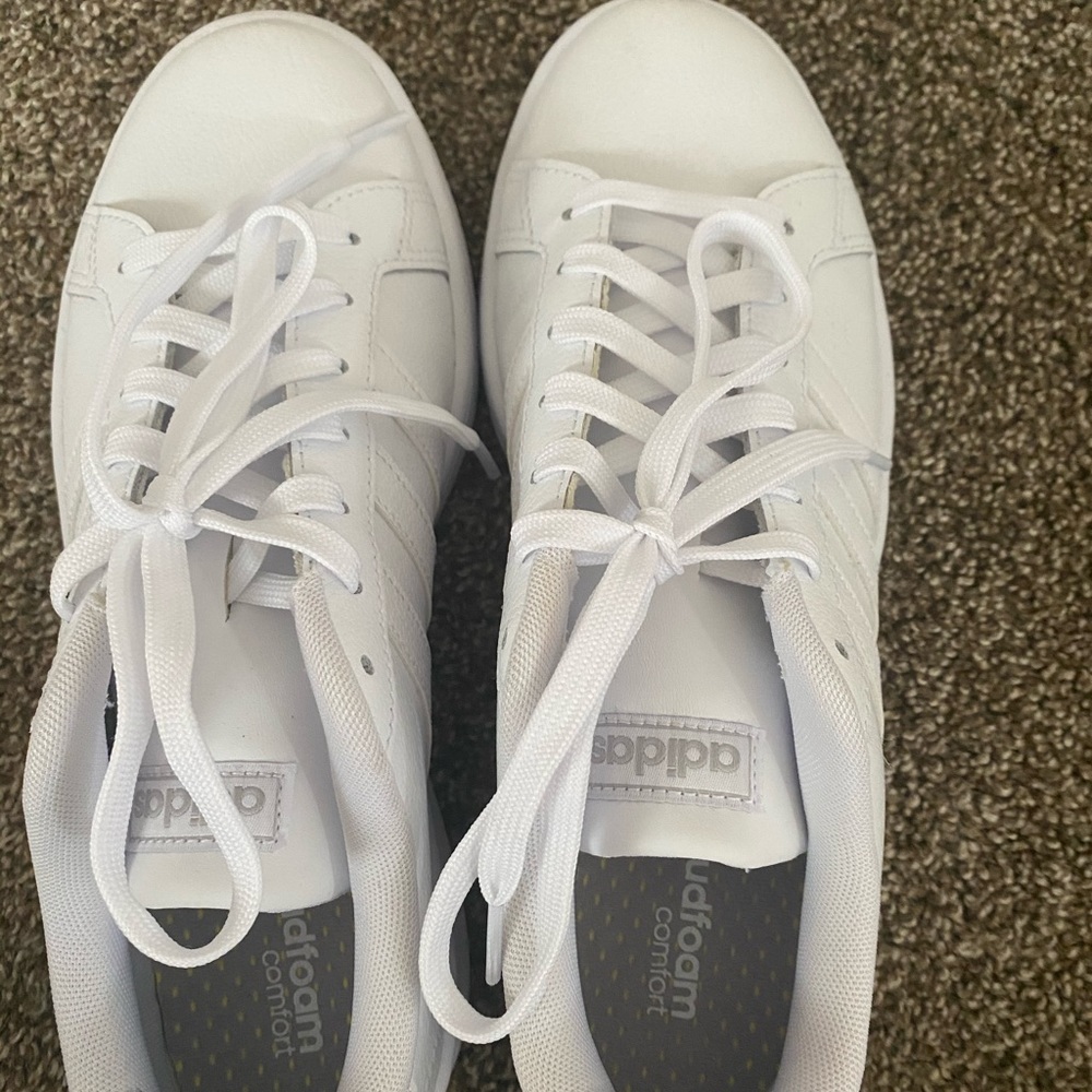 Adidas women’s cloudfoam superstar sneakers